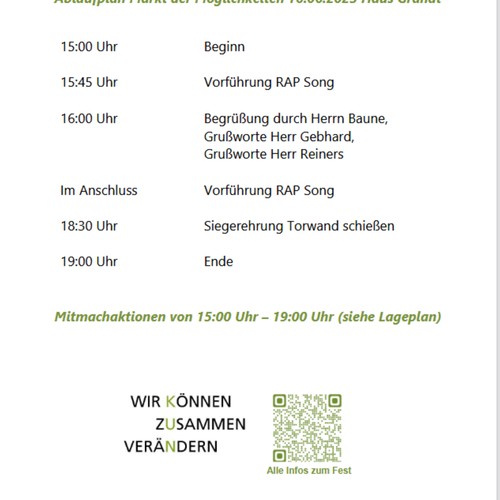 Ablaufplan