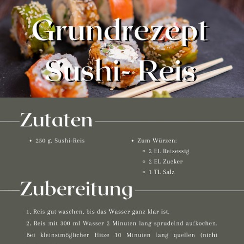 Sushi Rezept