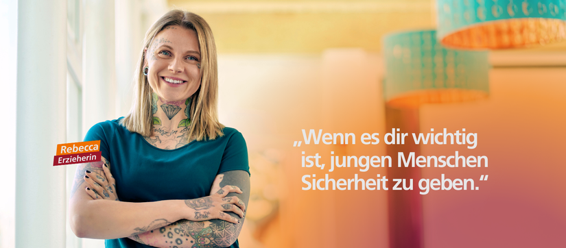 Wenn es dir wichtig, ist jungen Menschen Sicherheit zu geben.